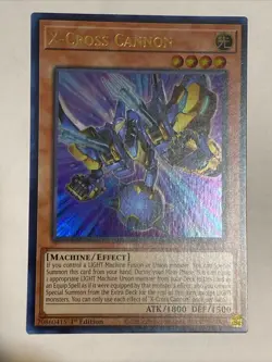 Yugioh! X-Cross Cannon, MZTM-EN018, Ultra Rare, 1st Edition NM - Image 1