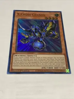 Yugioh! X-Cross Cannon, MZTM-EN018, Ultra Rare, 1st Edition NM - Image 2