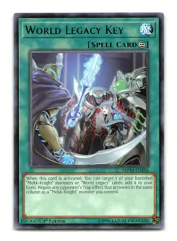 World Legacy Key - MP18-EN206 1st Edition Rare - YuGiOh-LP - Image 3