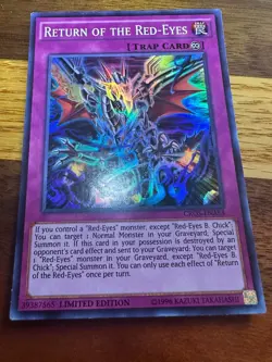 Return of the Red-Eyes CROS-ENAE4 Limited Edition Super Rare PL + BONUS - Image 1