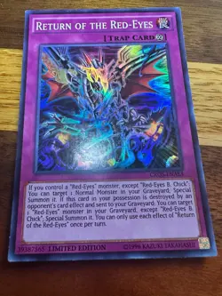 Return of the Red-Eyes CROS-ENAE4 Limited Edition Super Rare PL + BONUS - Image 3