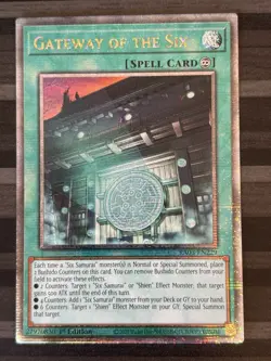 Yugioh | Gateway of the Six | RA03 | Quarter Century Rare | 1st Edition | NM - Image 3