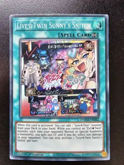 Live Twin Sunny's Snitch Super Rare DAMA-EN062 1st Edition - Image 1