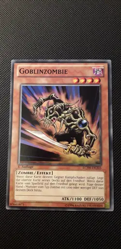 Yu-Gi-Oh! Goblin Zombie, LCJW-EN205, Common, 1st Edition, German, NM-EX - Image 1