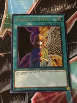 Yugioh Change of Heart Ultra Rare RA01 - Image 3
