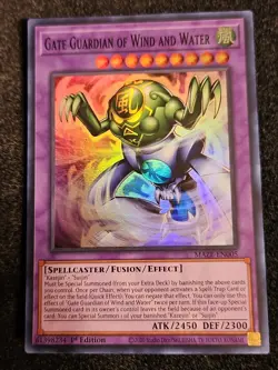 Yugioh! Gate Guardian of Wind and Water - MAZE-EN005 - Super Rare - 1st Ed NM - Image 2
