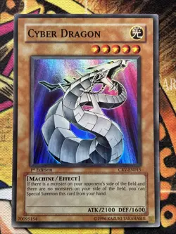 Cyber Dragon CRV-EN015 LP 1st Edition Super Rare Yu-Gi-Oh - Image 11