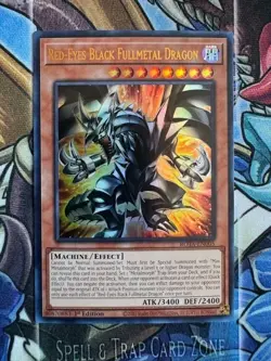 Red-Eyes Black Fullmetal Dragon ROTA-EN005 Ultra Rare NM-M 1st Edition - Image 1