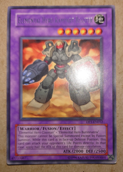 DP1-EN012 Elemental Hero Rampart Blaster Rare UNL Edition Yugioh Card - Image 3