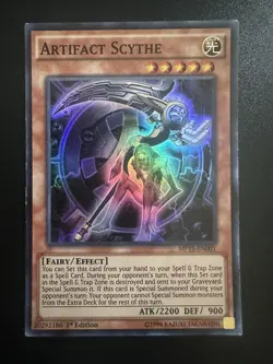 Yugioh Artifact Scythe MP15-EN001 Super Rare 1st Edition - Image 3