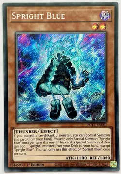 POTE-EN003 Spright Blue - Secret Rare 1st Edition Near Mint YuGiOh Card - Image 4