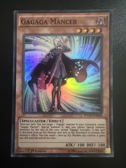 Gagaga Mancer - WSUP-EN028 - 1st Edition - Super Rare - Yugioh - Image 3