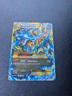 Mega  Charizard EX 108/106 Secret Rare XY Flashfire set Holo Pokemon Card   - Image 1