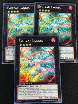 YUGIOH EVOLZAR LAGGIA CT09-EN011 SUPER X3 (NM) - Image 2