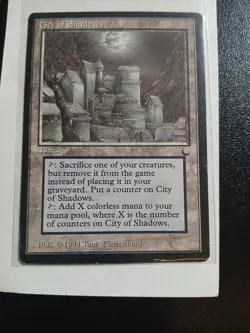 City of Shadows Land (The Dark) MTG Vintage, Near Mint Condition - Image 5
