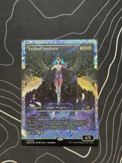 Exalted Sunborn FRACTURE FOIL Showcase M/NM MTG Edge of Eternities - IN HAND - Image 1