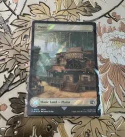 MTG Final Fantasy Basic Land Plains Surge Foil 0572 - Image 1