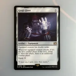 Genji Glove #258 - MTG: Final Fantasy Magic The Gathering - Near Mint - Image 1