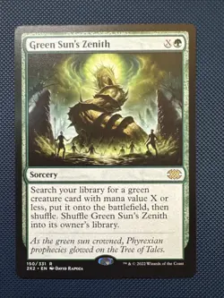 MTG Green Sun's Zenith - Double Masters 2022 (2X2) NM - Image 1