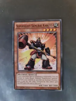 Yugioh Superheavy Samurai Kabuto NECH-EN008 Common 1st Edition NM - Image 2