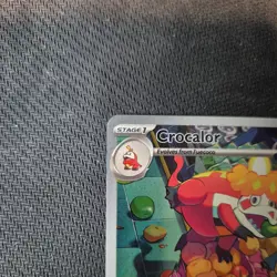 Crocalor Scarlet & Violet Paldea Evolved Holo Illustration Card 202/193 - Image 2
