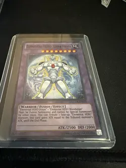 Yugioh Elemental HERO Terra Firma LCGX-EN075 Super Rare NM - Image 3