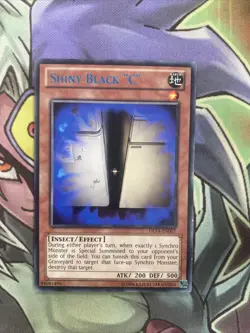DL14-EN007 Shiny Black C Blue Rare 1st Edition Light Play Yugioh Card - Image 3