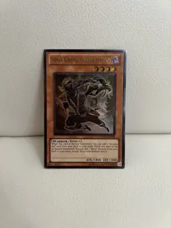 Yu-Gi-Oh Ninja Grandmaster Hanzo ORCS-EN029 Ultimate Rare Near Mint Card - Image 1