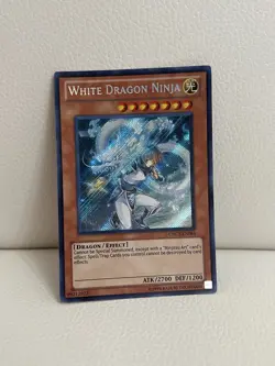 Yu-Gi-Oh White Dragon Ninja ORCS-EN084 Secret Rare Near Mint Card - Image 3