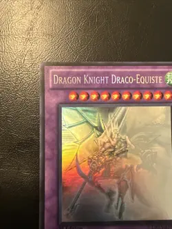 Dragon Knight Draco-Equiste DREV-EN038 Ghost Rare 1st	Yugioh Card English #2 - Image 2