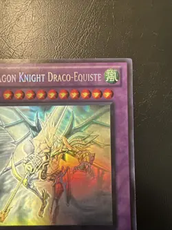 Dragon Knight Draco-Equiste DREV-EN038 Ghost Rare 1st	Yugioh Card English #2 - Image 3