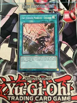 Sky Striker Mobilize - Engage! Secret Rare BLMR-EN091 Yugioh alt Art - Image 1