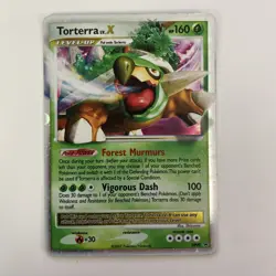 TORTERRA LV. X Black Star Promo POKEMON Holo 2007 Trading Card DP09 - Image 1