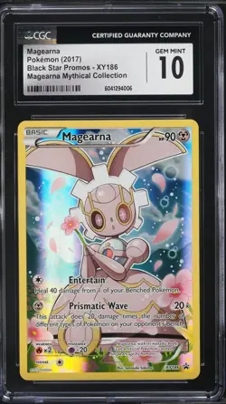 CGC 10 Magearna Full Art Mythical Collection Promo 2017 Pokemon Card XY186 - Image 1