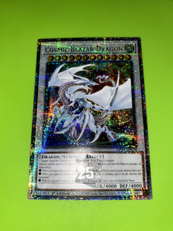 *** COSMIC BLAZAR DRAGON *** QUARTER CENTURY SECRET RARE MP24-EN029 YUGIOH! - Image 3