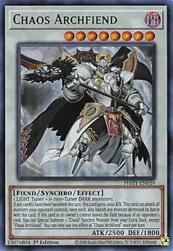 Yu-Gi-Oh! TCG Photon Hypernova Chaos Archfiend #PHHY-EN039 1st Edition - Image 3