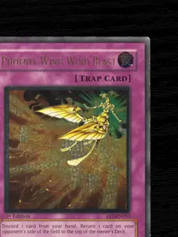 Yu-Gi-Oh Phoenix Wing Wind Blast FET-EN053 1st Edition Ultimate Rare EU 2005 - Image 6