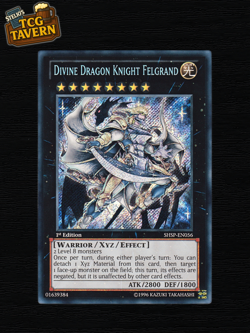 Yu-Gi-Oh Divine Dragon Knight Felgrand SHSP-EN056 1st Edition Secret Rare EU - Image 13