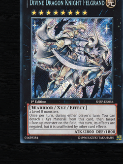 Yu-Gi-Oh Divine Dragon Knight Felgrand SHSP-EN056 1st Edition Secret Rare EU - Image 17