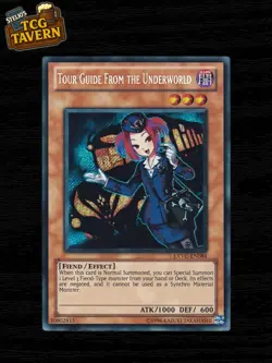 Yu-Gi-Oh Tour guide From The Underworld EXVC-EN084 Unlimited Secret Rare EU 2011 - Image 1