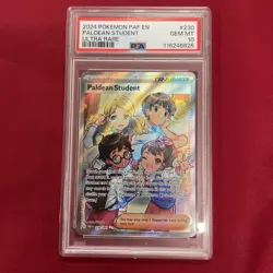 Graded PSA 10 2024 Pokemon PAF EN Paldean Student Ultra Rare #230 GEM MT - Image 1
