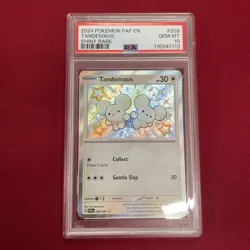 Graded PSA 10 2024 Pokemon P AF EN Tandemaus Shiny Rare #209 GEM MT - Image 1