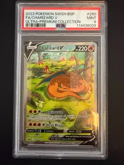 Charizard V Ultra Premium Collection Sword & Shield Promo PSA 9 Pokemon #260 - Image 1