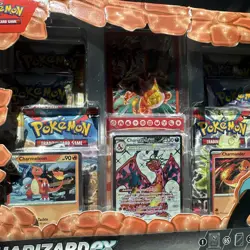 Pokemon Charizard ex Premium Collection box sealed 6 packs sleeves.Damaged Box - Image 13