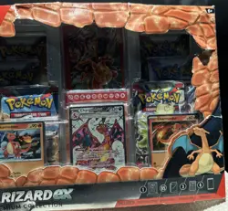 Pokemon Charizard ex Premium Collection box sealed 6 packs sleeves.Damaged Box - Image 3