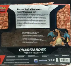 Pokemon Charizard ex Premium Collection box sealed 6 packs sleeves.Damaged Box - Image 6