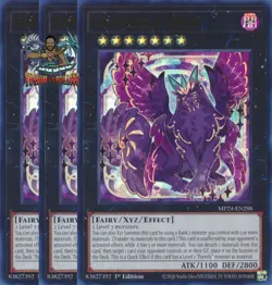 Yugioh! 3x Expurrely Noir MP24-EN288 Ultra Rare 1st Ed NM - Image 2