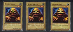 Yugioh Dissolverock LOB-031 Common Unlimited LP x3 - Image 1