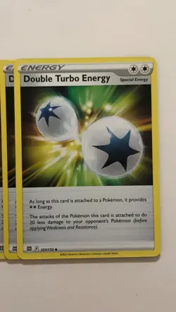 Pokemon Card Brilliant Stars 2x Playset Double Turbo Energy 151/172  NM - Image 1