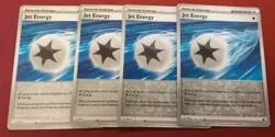 x4 Jet Energy 190/193 Paldea Evolved  Reverse Holo Pokemon TCG Pack Fresh - Image 1